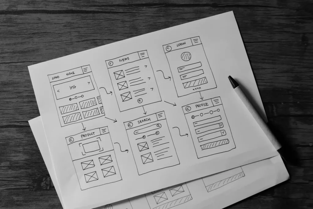 Un diagrama de Optimización y SEO para Sitios Web